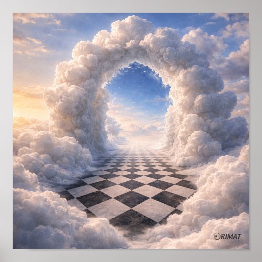 Poster Passerelle de Nuages (Devant)