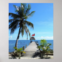 Passerelle de plongée de l'île