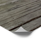 Poster Passerelle en bois (Coin)