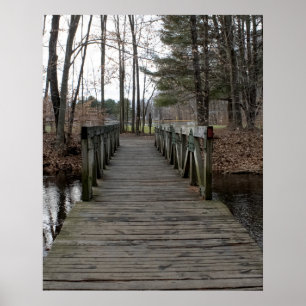 Poster Passerelle en bois