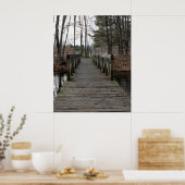 Poster Passerelle en bois (Cuisine)