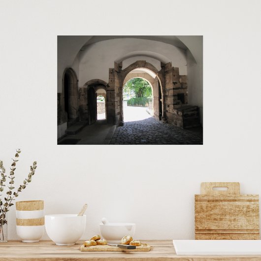 Poster Passerelle historique en pierre (Cuisine)