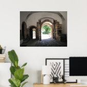 Poster Passerelle historique en pierre (Bureau à domicile)