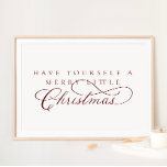 Poster Passez De Joyeuses Petites Vacances De Noël<br><div class="desc">Nous ajoutons toujours de nouveaux designs chaque jour !</div>