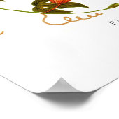 Poster Passiflora vitifolia (Coin)