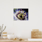 Poster Passiflore en gros plan (MR) (Cuisine)
