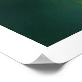 Poster Passion, Créativité, Feu - une fleur audacieuse au (Coin)