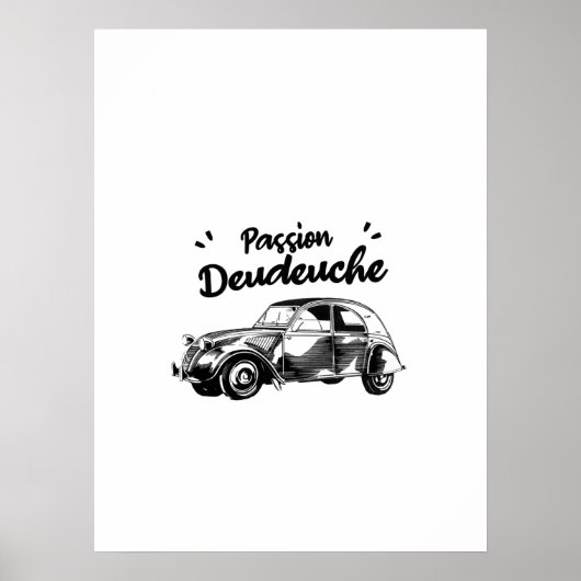 Poster Passion deudeuche - 2CV (Devant)