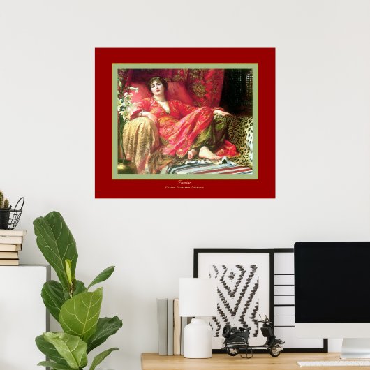 Poster Passion~ Frank Bernard Dicksee (Bureau à domicile)