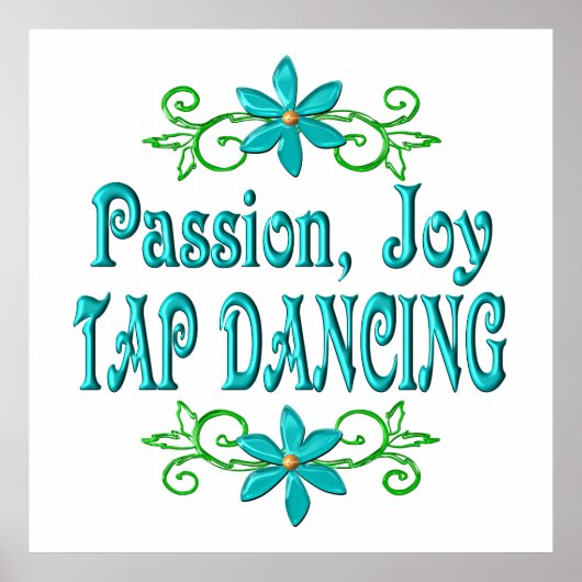 Poster Passion Joie Tap Dancing (Devant)