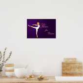 Poster Passion pour la danse (Cuisine)