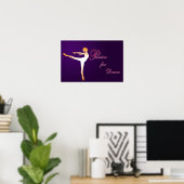 Poster Passion pour la danse (Bureau à domicile)