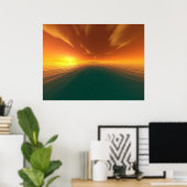 Poster Passion tropicale (Bureau à domicile)