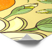 Poster Passionflower (passion, fruit de la passion) sur u (Coin)