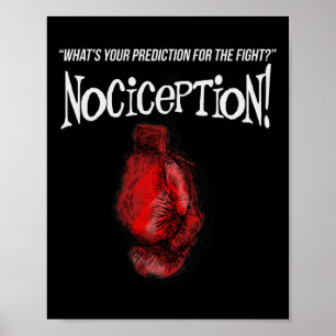 Poster Passionné de cinéma de boxe Anatomie Étudiant en b