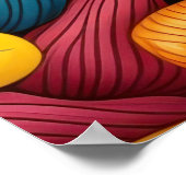 Poster Pasta art background  LARGE (Coin)