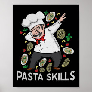 Poster Pasta Lover Italien nouilles Spaghetti Penne Penne