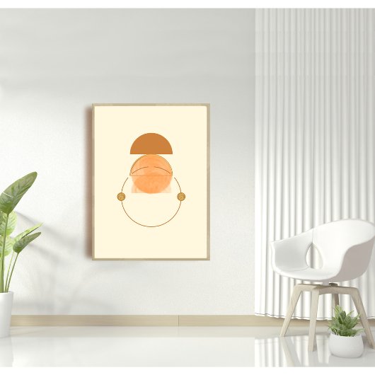 Poster pastel Abstrait Matryoshka