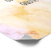 Poster pastel aquarelle ajouter un devis artistique perso (Coin)