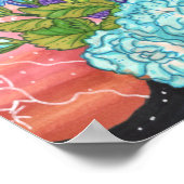 Poster Pastel Blue Rose Dragon (Coin)