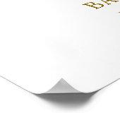 Poster Pastel Bonjour Bébé Macarons Baby shower Bienvenue (Coin)