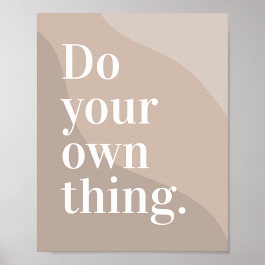 Poster Pastel Colours Minimaliste Motivation moderne (Devant)