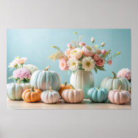 Pastel de Thanksgiving Citrouilles et arrangement