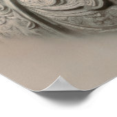 Poster Pastel Dessin Ancien Chinois Pierre Sculpture (Coin)