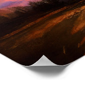 Poster Pastel Dessin de l'Est Bâtiment Imaginaire Sky (Coin)