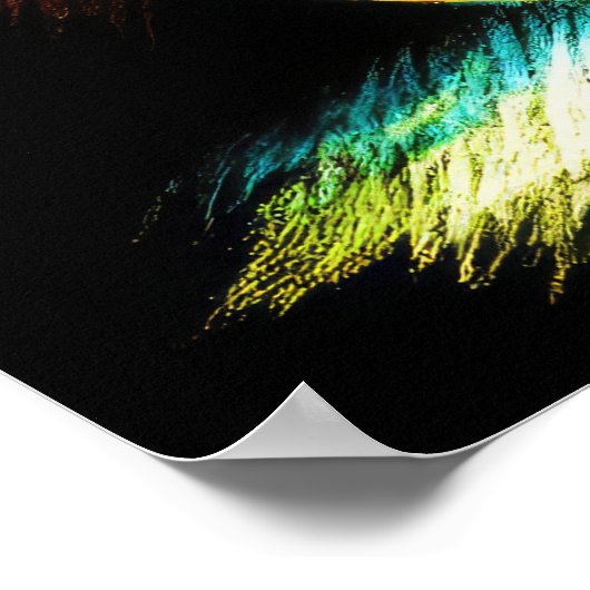 Poster Pastel Dessin Verre Coloré Urn Art (Coin)