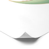 Poster Pastel Dino Baby Room Art - Aquarelle Dinosaur (Coin)