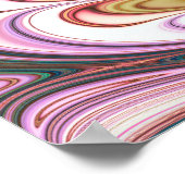 Poster Pastel Feather Fractal (Coin)