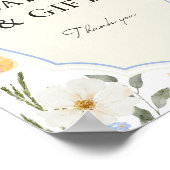 Poster Pastel Floral Cartes et Cadeaux (Coin)