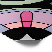 Poster Pastel Geometric Mandala Bloom (Coin)