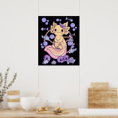 Poster Pastel Goth Halloween Horreur Chibi Déplaisant Kaw (Cuisine)
