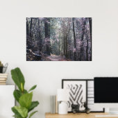 Poster Pastel Ice Coated Forest Hot Springs Mt Trail (Bureau à domicile)