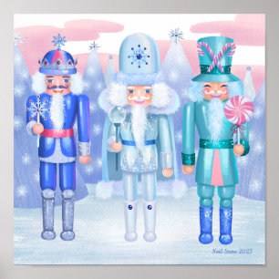Poster Pastel Nutcracker Kings Art Imprimer