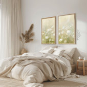 Poster Pastel Olive Green Fleur sauvage Meadow Imprimer 2