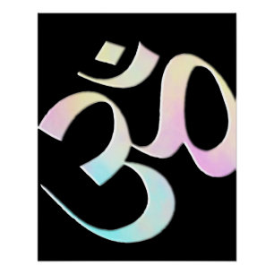 Poster Pastel Om