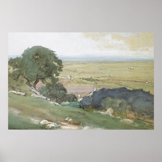 Poster Pastel Paysage Art (Devant)