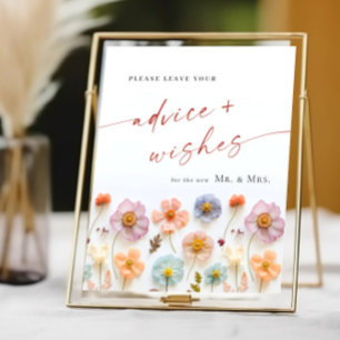 Poster Pastel Pink Bohemian Fleurs sauvages Conseils & Vo