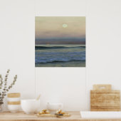 Poster Pastel Pink et Blue Dalyan Beach Sunset (Cuisine)