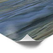 Poster Pastel Pink et Blue Dalyan Beach Sunset (Coin)