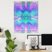 Poster Pastel Power (Bureau à domicile)