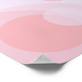 Poster Pastel Purple Et Rose Mi-Siècle Abstrait (Coin)