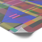 Poster Pastel rainbow Colorful Geometric (Coin)