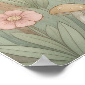 Poster Pastel Rococo Fairy Garden Whimsical Nursery Mura (Coin)