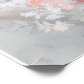 Poster Pastel Rococo Fairy Garden Whimsical Nursery Mural (Coin)