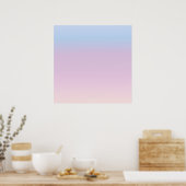 Poster Pastel Sky Gradient Minimal (Cuisine)