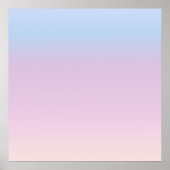 Poster Pastel Sky Gradient Minimal (Devant)